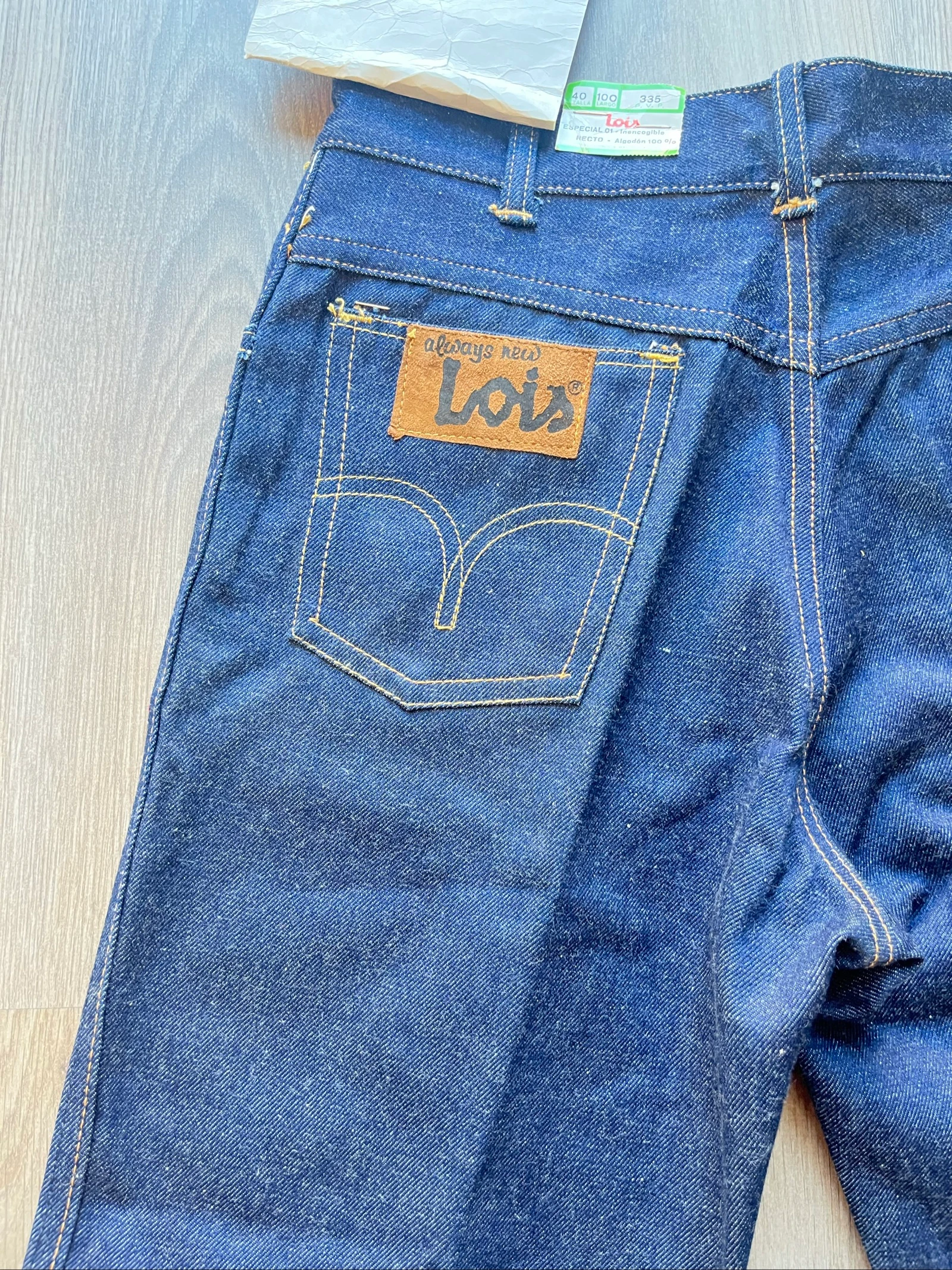 Lois Jeans Denim Blue Vintage Y2K Archive Straight Regular Baggy Streetwear Unisex – photo 3